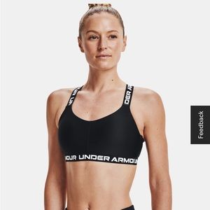 Under Armour Crossback strappy low sports bra